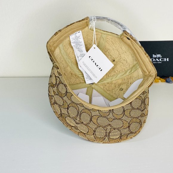 NWT COACH HAT X Jean-Michel Basquiat Signature Khaki Limited Edition NEW C5390 - Picture 6 of 8